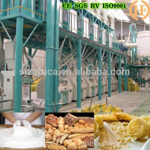 50T per 24h wheat flour milling line for Ethiopia
